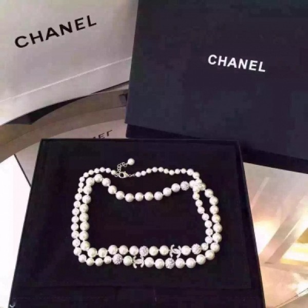 Chanel .專櫃正品代購品質滿鑽球滿鑽logo中款工藝珠鏈 最高版本. 完美品質.