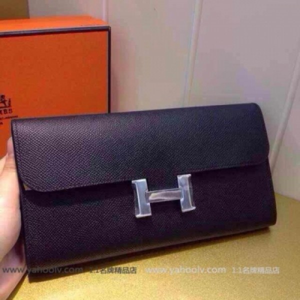 Hermes 愛馬仕 constance 大皮夾0313黑色到貨 可當小