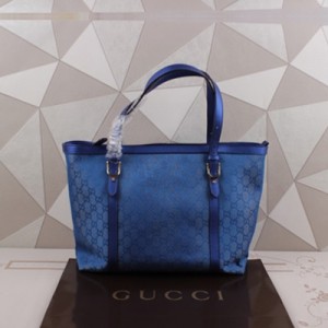 新款Gucci單肩購物女包 古馳簡約氣質休閑女包 309613-寶藍