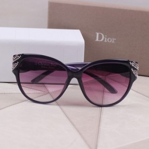 DIOR太陽眼鏡女款 迪奧時尚防紫外線復古潮墨鏡女眼鏡 38887Q-紫色