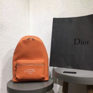 Dior 雙肩包/背包 【橙色】 無論是外觀還是背包本身的質感都把少年的鮮活氣息體現得淋漓盡致， 牛皮材質加上logo印花 “ATELIER”低調的logo 營造出簡約而又不失挺括的獨特造型。Dior Homme 簡直完