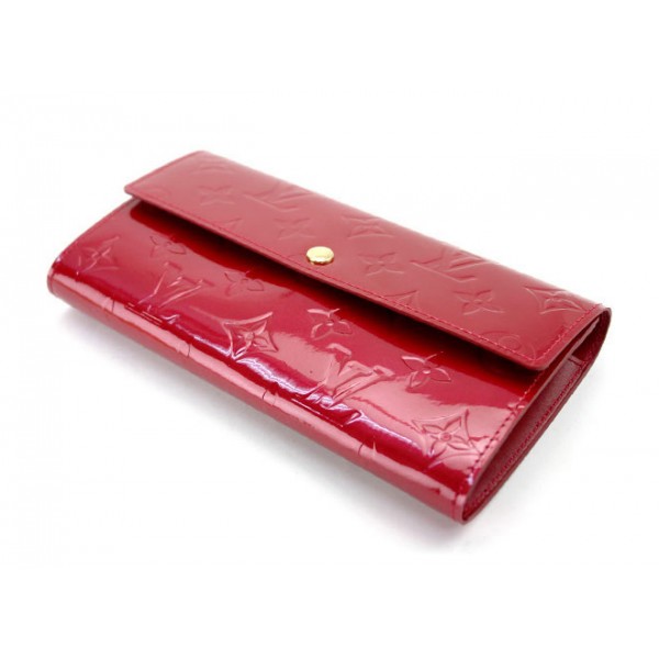 M91984 LV 33彩系列個性時尚壓花紅色漆皮錢包