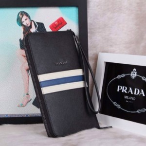 普拉達Prada 手包 專櫃款 實物拍攝[強]！1M9010黑色配寶藍