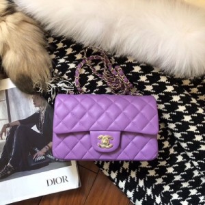 Chanel香奈兒 2020ss Cruise cf 紫色系列 這一季出來很多紫色系包款 很豐富 時髦優雅 20cm