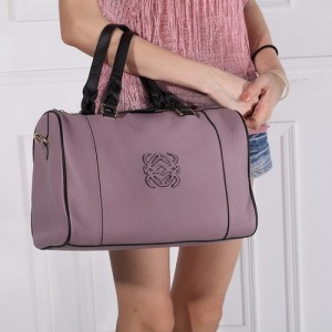 L78579-粉紫 BOLSO FUSTA 原版小牛皮拼色 枕頭包