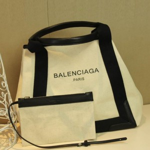 巴黎世傢Balenciaga 原版帆佈購物包 單肩手提包 38257