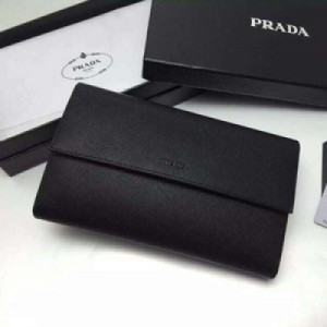 【普拉達prada】男士手包，型號2M1434，深藍色十字紋牛皮，長度21高度12cm，功能齊全超大容量