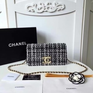 Chanel專櫃最新 正品開模logo珍珠配鑽 尺寸25CM