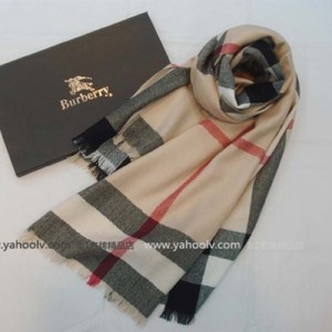 Burberry圍巾 巴寶莉經典款英倫風格子圍巾 羊絨加絲 多色