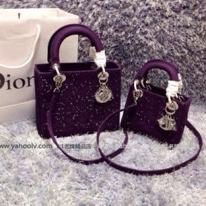 Dior迪奧 明星同款 宮廷系列絲綢新色 奧地利鉆 4551紫